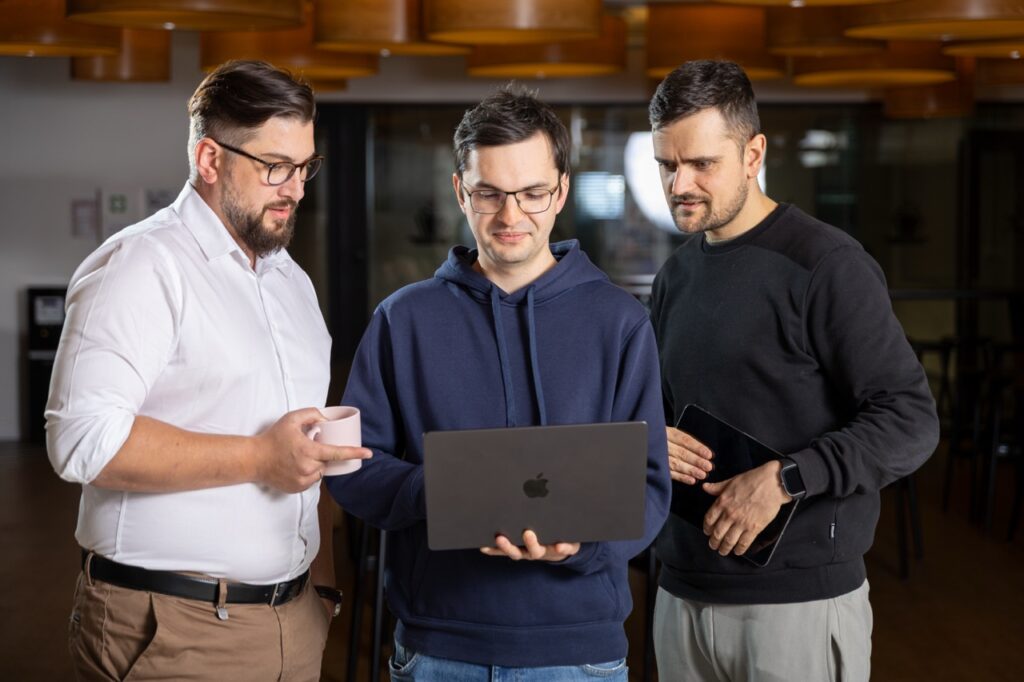 A photo of Spyrosoft AdTech employees.